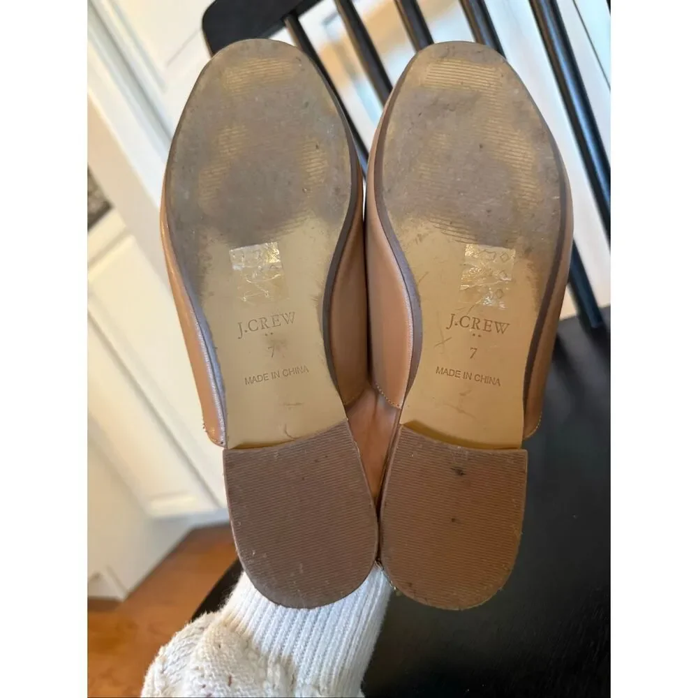 J.Crew bit cedar wood vegan leather loafer size 7 - Picture 6 of 9